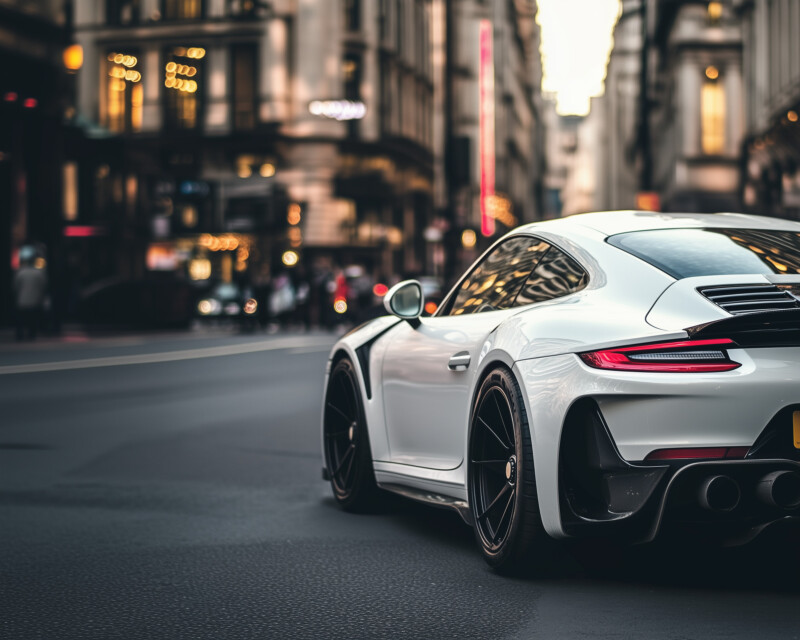 white-porsche